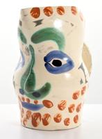 Pablo Picasso VISAGE AUX POINTS Pitcher (R.A. 610 ) - Sold for $16,640 on 06-02-2018 (Lot 49).jpg